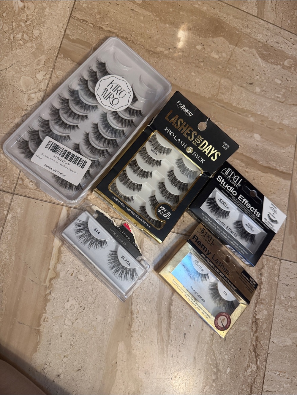 Ardell Studio Effects Black False Eyelashes - Dramatic Wispy Lashes